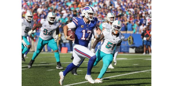 Buffalo Bills vencieron a Miami Dolphins y subieron al primer lugar de la Liga Americana